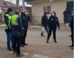 Deprem bölgesinde hasar tespit çalışması başladı