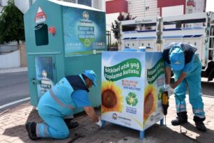 Kayseri’de evlerden toplanan atık yağlar biyodizele dönüştürülüyor