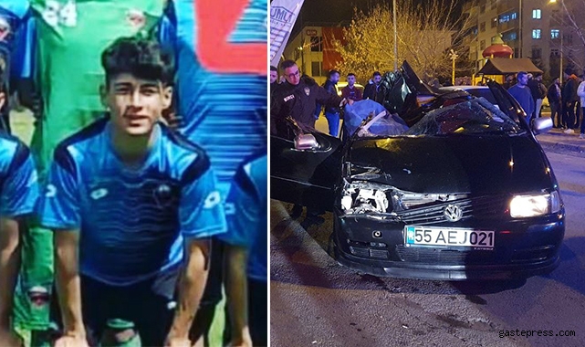 Kazada kahreden detay: Genç futbolcu kazada hayatını kaybetti