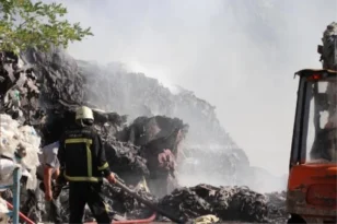 Kayseri OSB’deki Keçe Fabrikasında Yangın Çıktı