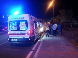 Kayseri’de otomobil bahçeye girdi