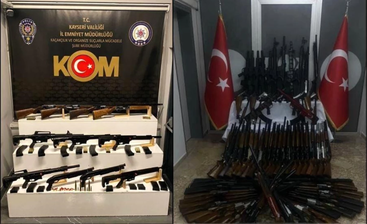 Kayseri’de yasa dışı silah satışı operasyonu