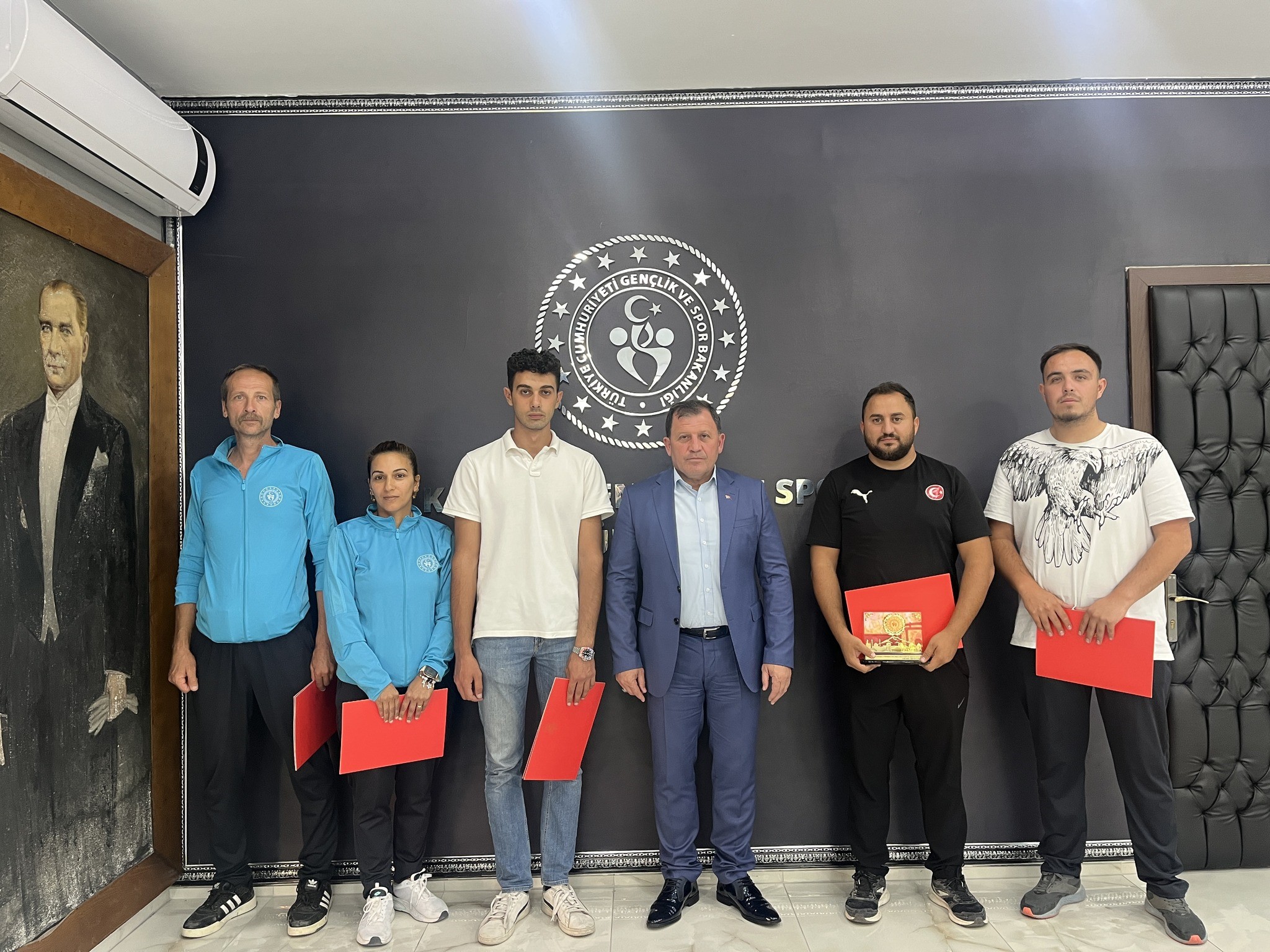 Kayseri’de Su Sporları Merkezine Teşekkür Belgesi