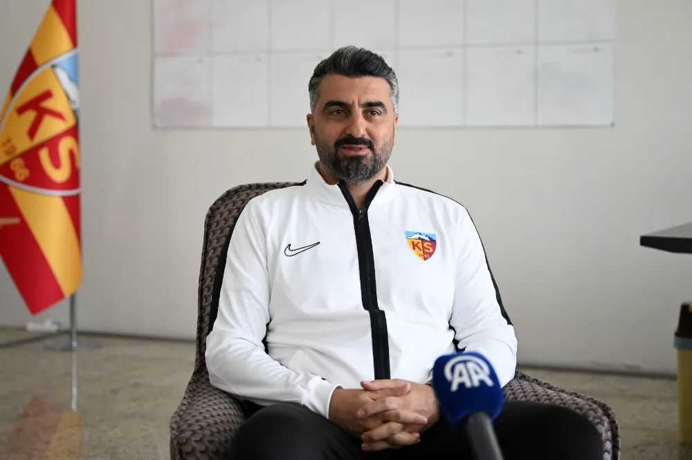 Kayserispor Teknik Direktörü Kaloğlu, gelecekten umutlu!