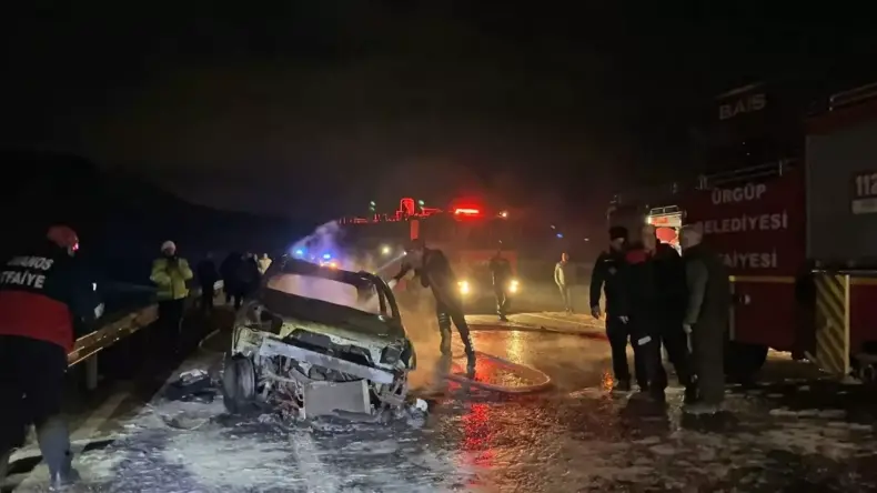 Nevşehir’de Kaza: Motosiklet ve Otomobil Çarpıştı